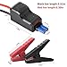 Osilly Car Jump Starter Clamps, 12V Automotive Portable Emergency Booster Jumper Starter Booster Clamp Cables, EC5 Connector Replacement Alligator Clip, Universal for Vehicle, SUV, Truck, RV