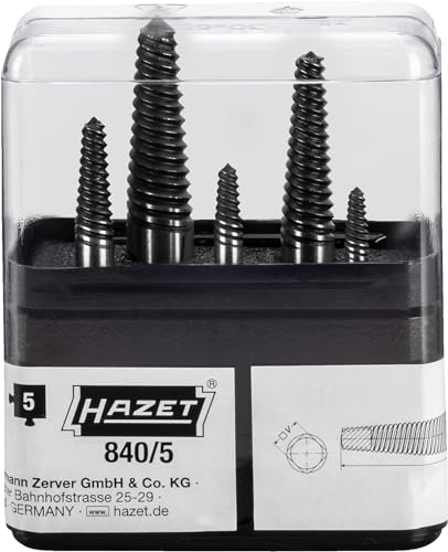 HAZET Schraubenausdreher-Satz 840/5, 5-teilig, SW M4 – M18, Chrom-Vanadium – Ansicht 3