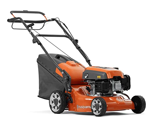 Bencinska kosilnica Husqvarna LC 140SP - širina košnje 40 cm, motor 1,95 kW, kolesni pogon, enostaven zagon, ergonomski in zložljiv ročaj, jeklena plošča, centralna nastavitev višine - idealno za zasebne vrtove