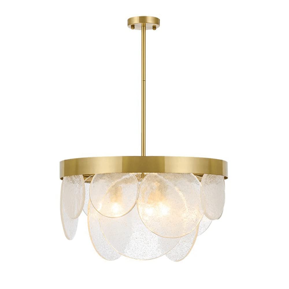 Lampa wisząca ze szkła bąbelkowego