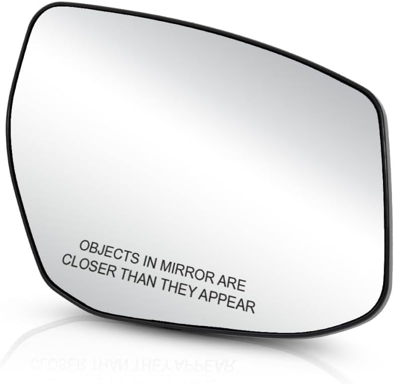 For Nissan Sentra 2013 14 15 16 17 2018 Mirror Glass Passenger Side | Heated | w/Backing Plate | Convex Glass Type | Replacement For 963653TH3A | NI1325107