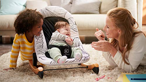 kk Kinderkraft wipstoel FINIO en schommelstoel van hout, lichtgewicht, met liggende positie, verstelbare… - Afbeelding 6