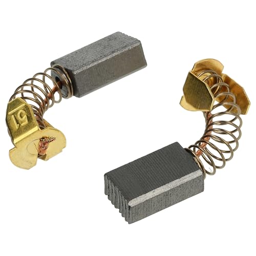 vhbw 2x balais charbon 5 x 8 x 12,8 mm compatible avec Makita 630ONB, 630OBNW, 6400K, 6400B, 6500, 6300B, 6300-4, 6400, 6300L outil électrique
