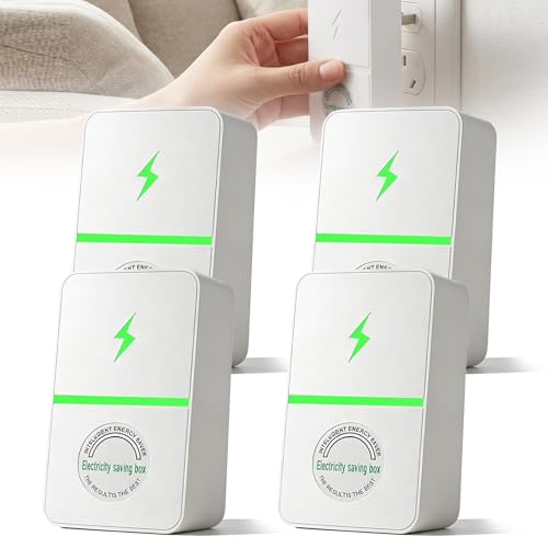 4Pcs Stopwatt SmartPlug Device Stop Watt Device Plug in for Home & Office US Plug 30KW Load Energy Saver