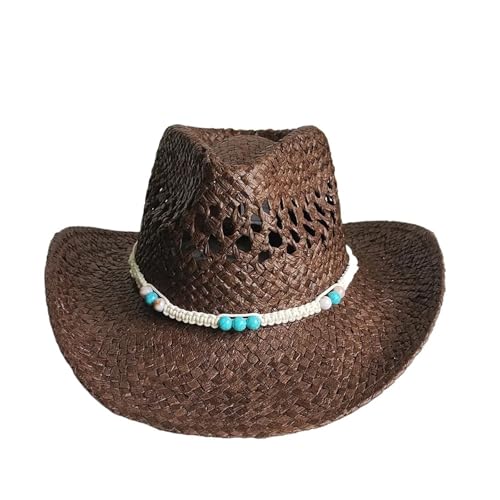 Chapeau cowboy homme femme paille chapeau soleil plage été
