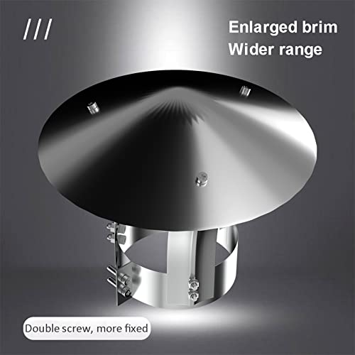 Chapeau de cheminée anti-pluie BOHHO pour éviter les infiltrations d'eau