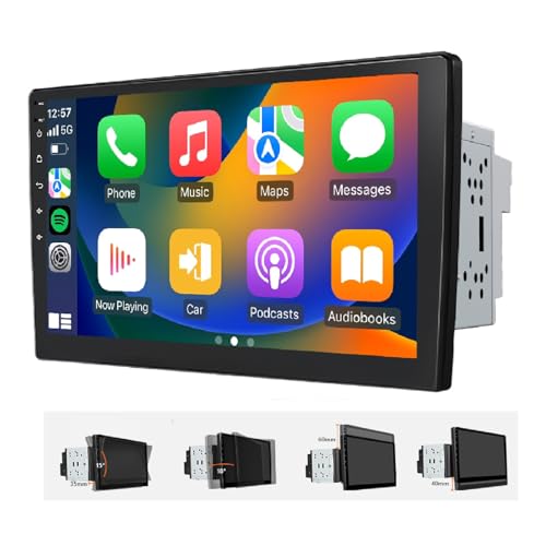 Eonon 10.1 inch Android 13 Car Stereo Double Din 6+64GB 4G LTE GPS Sat Nav CarPlay Android Auto MirrorLink Bluetooth DSP USB SWC Support OBDII DAB+ Backup Camera Headunit UA12S-Plus