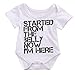 Ma&Baby Newborn Infant Kids Baby Boy Girl Romper Bodysuit Jumpsuit Clothes Outfits (0-3 Months)