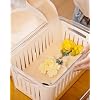 wisedry Silica Gel Flower Drying Container, One Step Retrieve Dried Flowers, 11.5''L X 7.7''W X 6''H Storage Box with Cleanup Mat, Erasable Pen & Adhesive Label (Silica Gel Crystals Not Included)