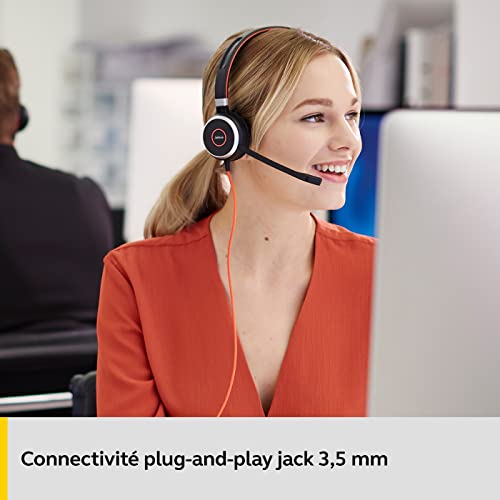 Jabra Evolve 40 UC Mono Casque audio – Casque Unified Communications pour VoIP Softphone avec annulation passive du… - Les Beatles, Paul McCartney, John Lennon, RIngo Starr, George Harrison Jabra Evolve 40 UC Mono Casque audio - Casque Unified Communications pour VoIP Softphone avec annulation passive du… – Image 4