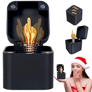 Funny Gag Birthday Gifts for Men,White Elephant Gifts for Adults,Prank Box Random Cool Stuff for Brother,Mens Christmas Weird Quirky Gift for Coworkers