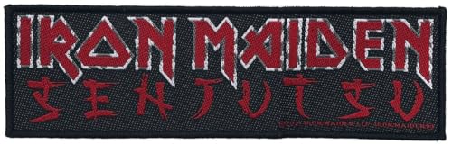 Iron Maiden Senjutsu Logo Unisexe Patch noir/rouge 100% Polyester