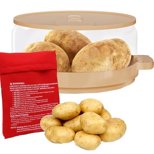 wdcfxy Baked Potato Microwave Cooker - Perfect Microwave Potato Bag - Tender &...