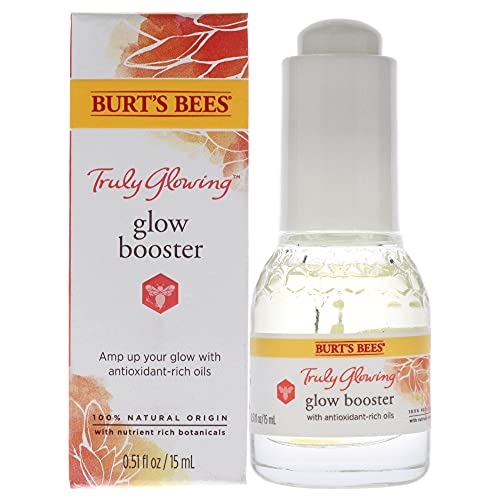 Burts Bees Truly Glowing Glow Booster Unisex, 1 Fl Oz (Pack of 1)