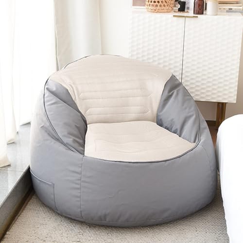 YUZDNM Funda De Puff - Funda para Sofá Tipo Puf (sin Relleno), Funda De Bolsa De Frijoles, Funda para Puf con Respaldo Alto Sin Relleno, Cojín para Asiento Interior Tipo Tumbona Perezosa(C)
