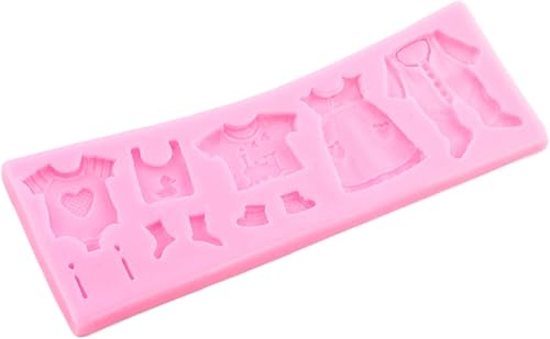 Miniatura 5 de Mujiang Lindo molde de silicona para pastel de fondant para bebé, moldes de caramelo de mano para decoración de pasteles, arcilla polimérica,