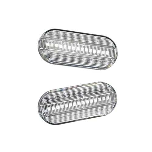 DZSYANJIASM Coche marcador Lateral Luz De Señal De Giro Dinámica LED Marcador Lateral Intermitente Secuencial Para Skoda Para Octavia
