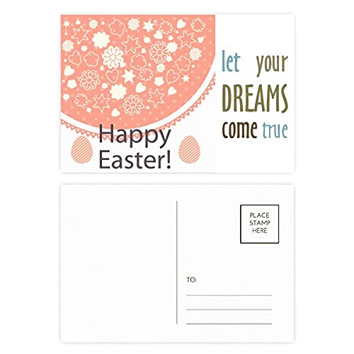 Tarjetas de Pascua florales y huevos de colores para mensajes de agradecimiento, 20 uds.