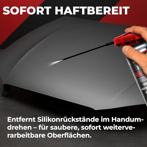 WerkXheld Silikonentfernerspray – 400 ml – Effektive Entfernung von Silikonresten – Schonend & Leistungsstark – Für Küche, Bad & Handwerk – Präzise Anwendung