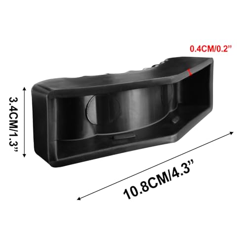 2 Stück Wagenheber Gummiauflage Unterstellbock Gummipuffer Gummiblock hebebühne Auto Zubehör KFZ Für Unterstellböcke 6T