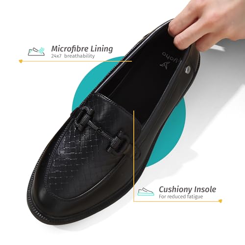 Image of YOHO Bliss Loafers for Women | Comfortable & Stylish Bellies | Fashion Moccasins with Footpharma Footbed | Slip-on for Casual & Formal Wear | 002