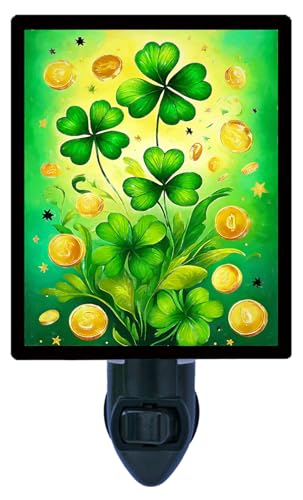 Lámpara de noche LED con diseño St. Patrick's Day miniatura 1