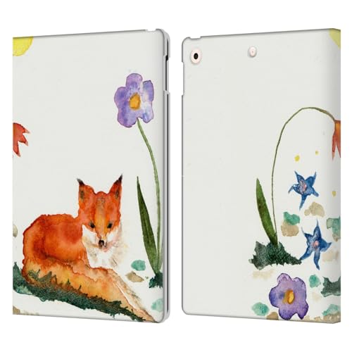 Étui portefeuille iPad 10.2 cuir antichoc protection écran intégrale motif renard Wyanne