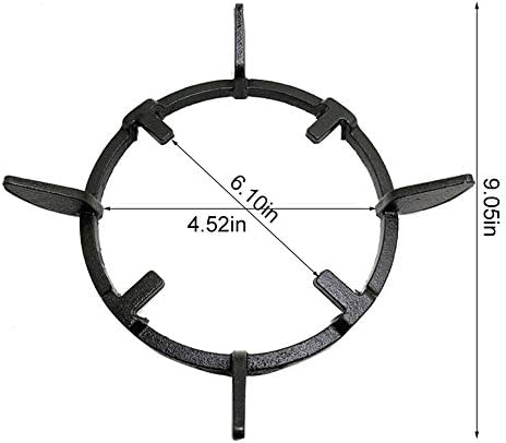 Gas Ring Reducer, Stove Pan Support, Stove Trivet, Stove Pan Pot Stand Rack, Pan Holder, Iron Wok Stand Support Rack Stand for Burners Gas Stove Shelf Hob Cooker for Kitchen Cooking Coffee Maker