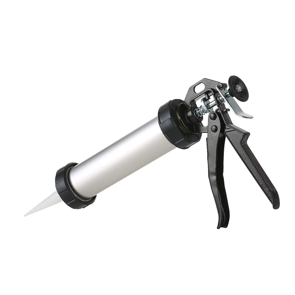 Pistolet do uszczelniania ze stopu aluminium 300 ml, pistolet do klejenia szkła Elastyczny pistolet do miękkiego silikonu do majsterkowania