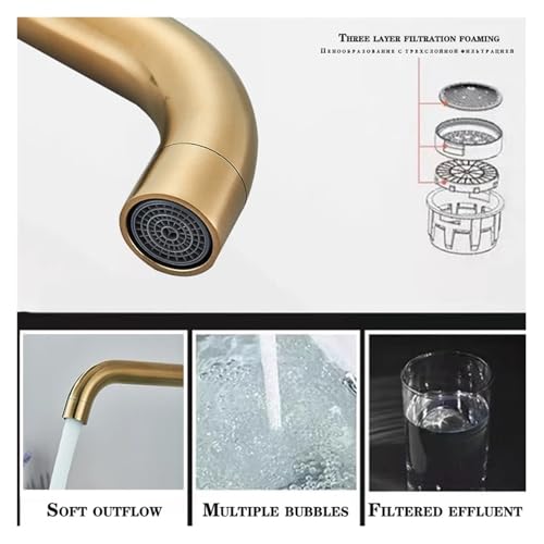 Mitigeur de lavabo mural pour nettoyer facilement son plan de travail de salle de bain