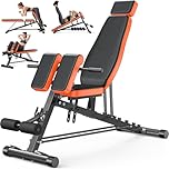 Fostoy Roman Chair Hyperextension Bench for Home Gym, Adjustable Bench Focused on Core & Lower Back Strength Training, Heavy-Duty Steel Frame