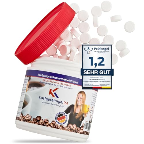 200 Reinigungstabletten 2g für Kaffeevollautomaten & Kaffeemaschinen – nur 8 Cent je Reinigung – Kompatibel mit Jura, Siemens (auch EQ Series), Philips, Saeco, Melitta, Krups, Bosch, Miele uvm.