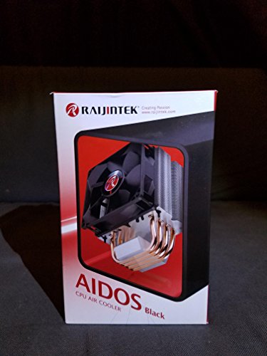 Raijintek Aidos CPU Air Cooler with 92mm Fan Black