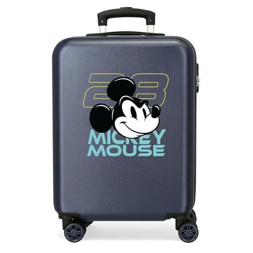 Valises de cabine Disney Mickey Racing bleu pour des vacances en famille réussies