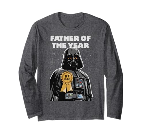 Star Wars Darth Vader T-shirt manche longue coton noir vêtement homme