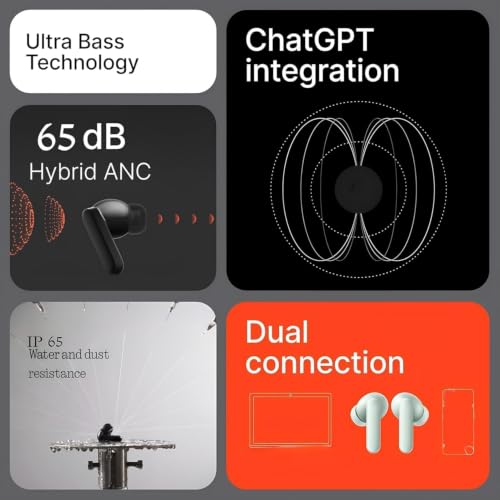 Generic Linston TWS Wireless Earbuds White - Image 3
