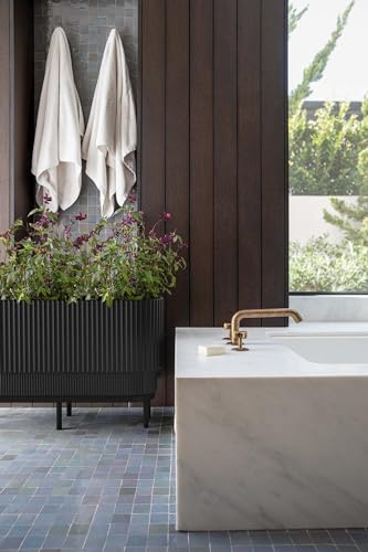 Image of Veradek Demi Series Raised Long Planter - Wide Planter with Stand