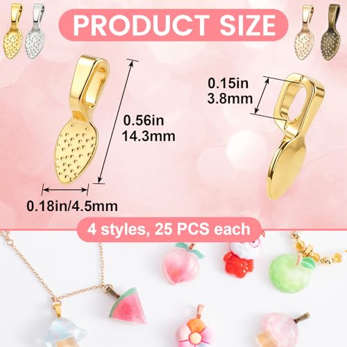 Suministros de joyería para pulseras y enganches de collar con pegamento 3