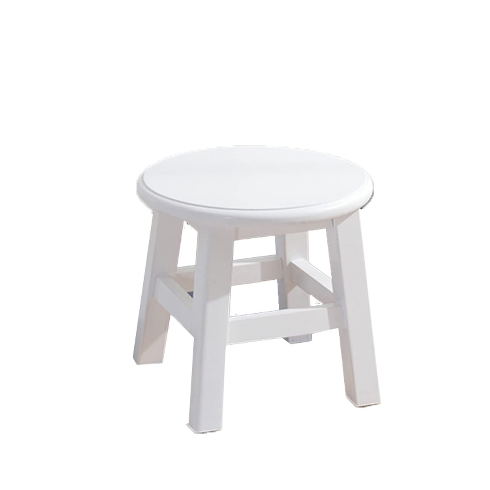 Tabouret en bois massif rond : le petit meuble bas et polyvalent pour toute la maison