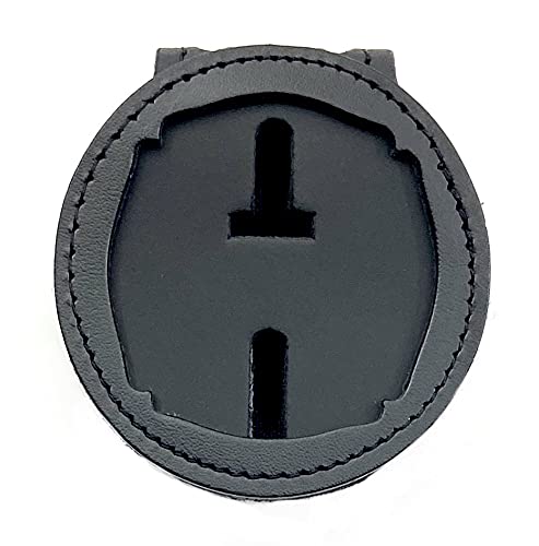 Perfect Fit Shield Wallets New York City Sanitation NYCS Clip On Badge Holder with Neck Chain (Cut-Out # 1076)-image-1