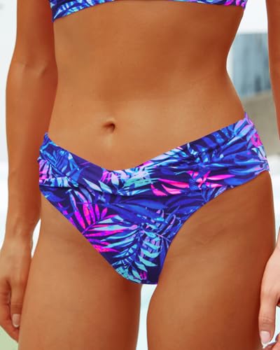 Image of Yonique Women Two Piece Bathing Suits Push Up Bikini Set Halter Swimsuit Vintage Swimwear