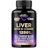 Liver Cleanse Detox & Repair - Milk Thistle | Dandelion | Artichoke | TUDCA | Glutathione & NAC - Effective Liver Health Supplement | 80% Silymarin - Laboratory Tested, Vegan - Made in USA 90 caps