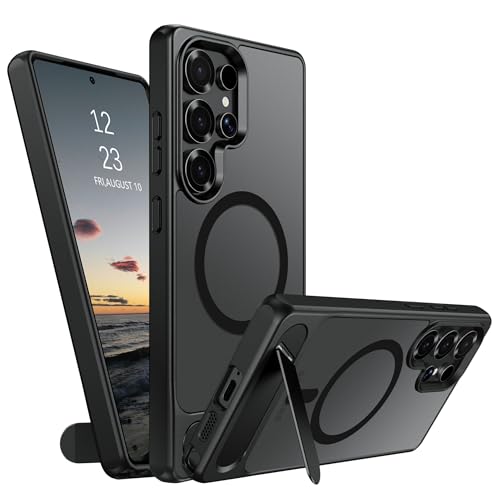 Coque en titane Samsung S25 Ultra GaoBao de protection haut de gamme noir translucide