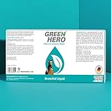 Green Hero Bronchial Liquid für Pferde 1000 ml - Bronchialkräuter Saft mit Kräuterextrakten aus Thymian, Fenchel & mehr - Bronchialsaft mit Atemwegskräutern zur Stärkung der Atemwege