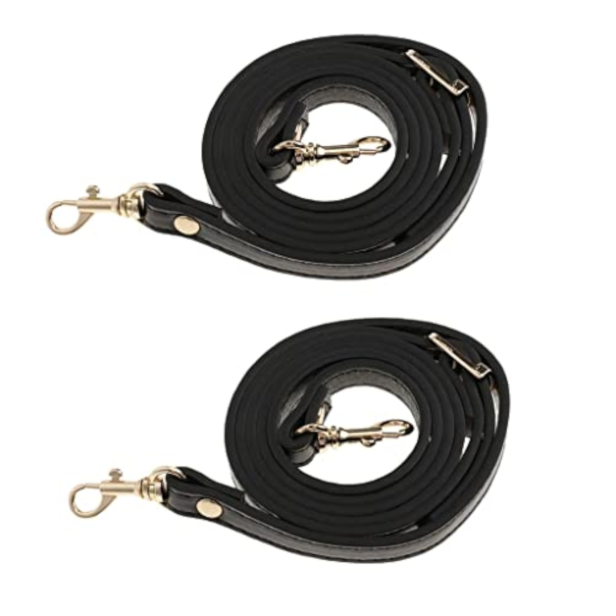 2pcs Adjustable Shoulder Bag Handbag Straps, Black