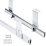 ● Facile à installer : installation simple, installation suspendue. Il suffit de serrer les vis de la palette. Le kit comprend : une paire de glissières, 4 supports de montage, des vis de montage.