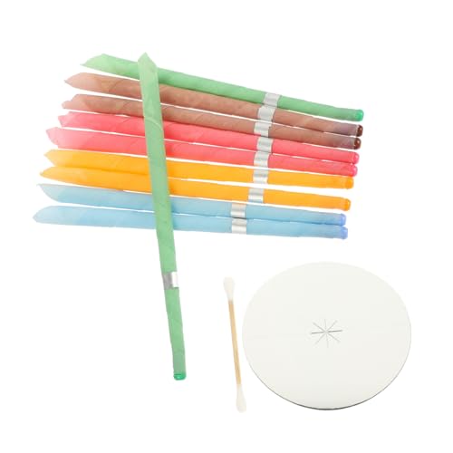 HAPINARY Earwax Remover Tool Kit with Beeswax Hollow Candles Protective Disks for Adult Ear Cleaning and Massage, Natural Wax Removal Set for Family Ear Care Health