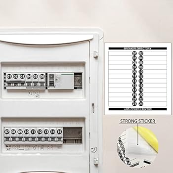 Amazon.com: Electrical Panel Label,Breaker Directory Label ...