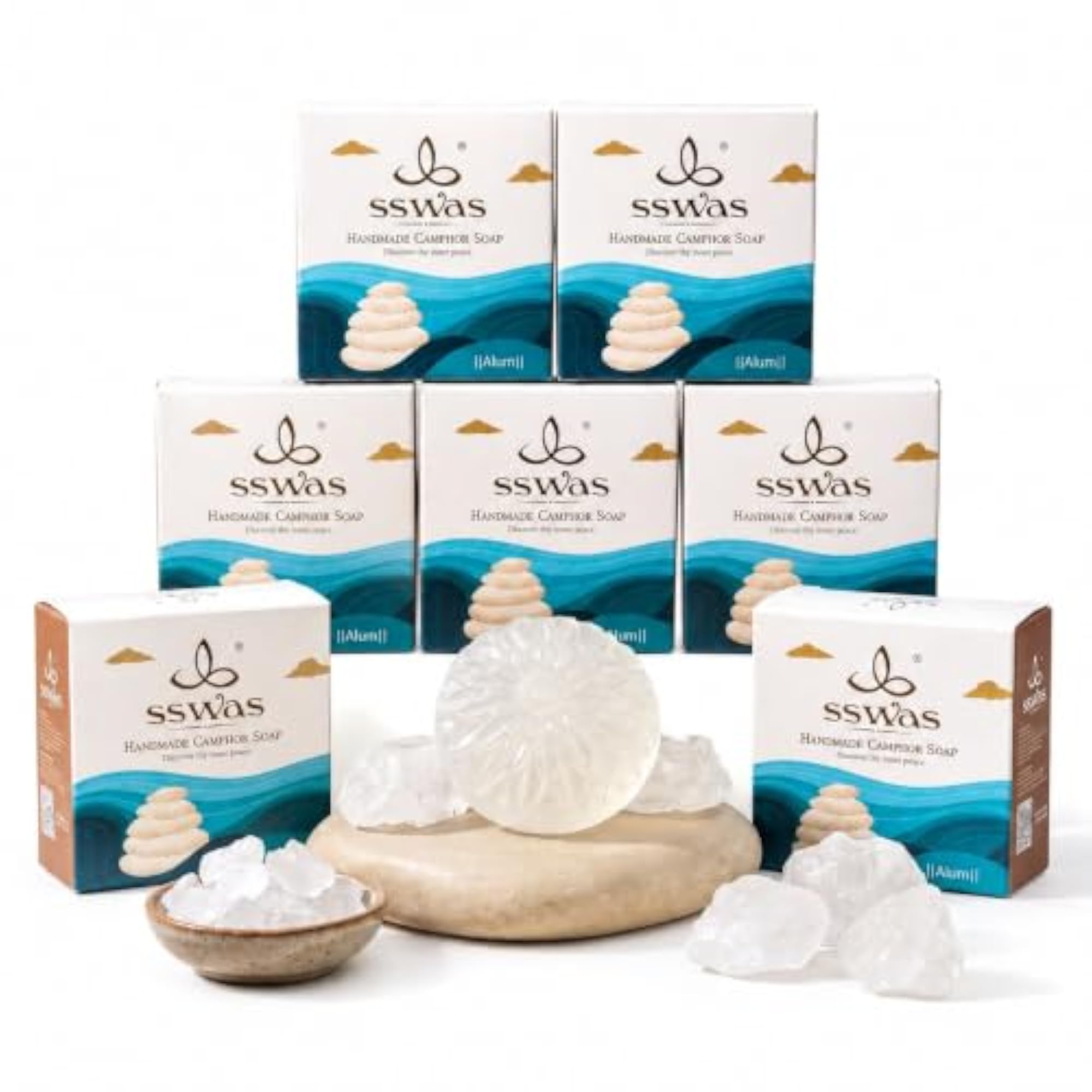 Alum & Camphor Handmade Soap Pack of 7