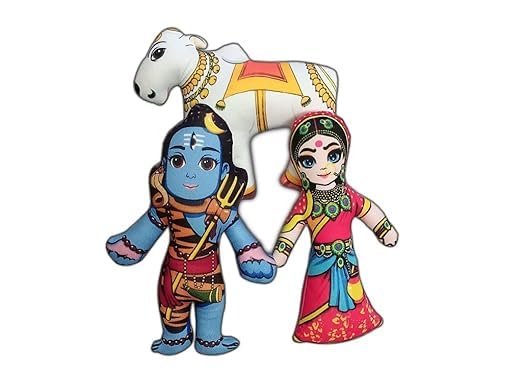 GULI GULI Shiv Parvati with Nandi Soft and Plush Washable Toy (7.5 inch) (B0CNR6S8PX) Amazon Price History, Amazon Price Tracker